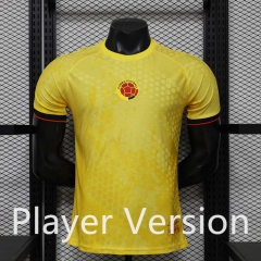 (S-3XL) Player Version 26-27 Special Version Colombia Yellow Thailand Soccer Jersey AAA-888