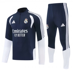 26-27 Real Madrid Royal Blue Thailand Soccer Tracksuit-4627