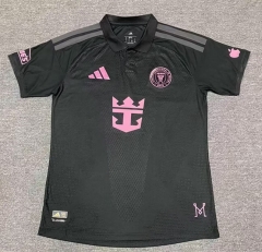 (S-4XL) 26-27 Inter Miami CF Black Thailand Polo Shirt-912