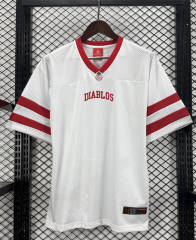 (S-4XL) 26-27 Loose Version Deportivo Toluca FC White Thailand Soccer Jersey AAA-5982
