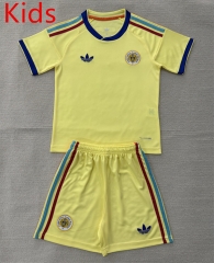 26-27 Curaçao Away Yellow Kids/Youth Soccer Uniform-AY