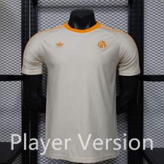 (S-3XL) Player Version 26-27 Retro Casual Version Bayern München Beige Thailand Soccer Jersey AAA-888