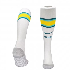 2026 World Cup Brazil Home White Kids/Youth Soccer Socks