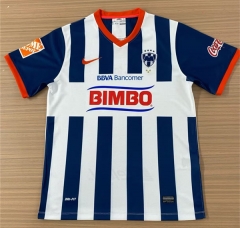 Retro Version 13-14 Monterrey Home Blue&White Thailand Soccer Jersey AAA-6895
