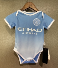 26-27 Manchester City Home Blue Baby Soccer Uniform