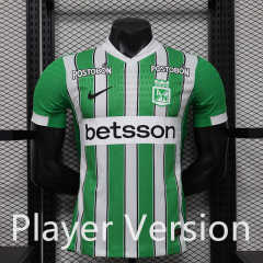 Player Version 26-27 Atlético Nacional Home White&Green Thailand Soccer Jersey AAA-888