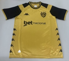 (S-4XL) 26-27 Sport Recife Away Yellow Thailand Soccer Jersey AAA-5668