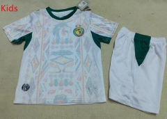 26-27 Senegal Away White Kids/Youth Soccer Uniform-507