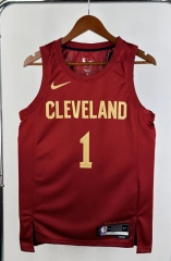 2023 Cleveland Cavaliers Red #1 NBA Jersey-311