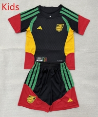 26-27 Jamaica  Black Training Kids/Youth Soccer Uniform-AY