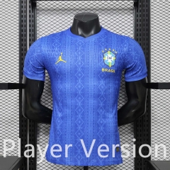 Player Version 26-27 Special Version Brazil Blue Thailand Soccer Jersey AAA-888