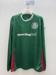 (S-4XL ) 26-27 SE Palmeiras Home Green LS Thailand Soccer Jersey AAA-9268