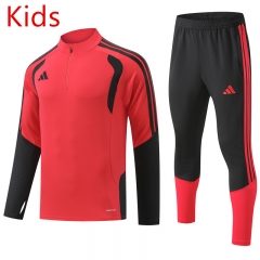 26-27 Adidas Red Kids/Youth Soccer Tracksuit-GDP