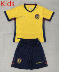 26-27 Ecuador Home Yellow Kids/Youth Soccer Uniform-AY
