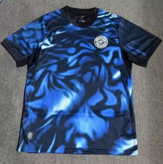 (S-4XL) 26-27 Paraguay Away Blue&Black Thailand Soccer Jersey AAA-7369