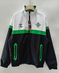 26-27 Real Betis Black&Green Double-Sided Wear Thailand Trench Coats-0255