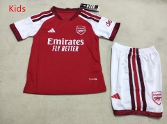 26-27 Arsenal Home Red Kids/Youth Soccer Uniform-507