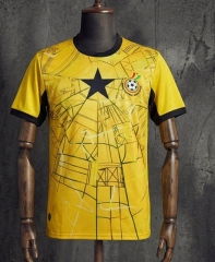 (S-4XL) 2026 World Cup Ghana Away Yellow Thailand Soccer Jersey AAA