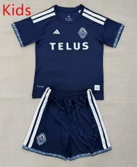 26-27 Vancouver Whitecaps FC Away Blue Kids/Youth Soccer Uniform-AY