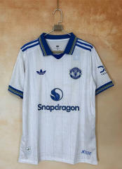 (S-4XL) 26-27 Manchester United 2nd Away White Thailand Soccer Jersey AAA-2483