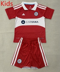26-27 Chicago Fire Home Red&White Kids/Youth Soccer Uniform-AY