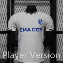 Player Version 26-27 Olympique de Marseille Home White Thailand Soccer Jersey AAA-888