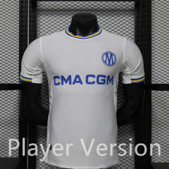 Player Version 26-27 Olympique de Marseille Home White Thailand Soccer Jersey AAA-888