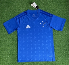 (S-4XL) 26-27 Cruzeiro EC Home Blue Thailand Soccer Jersey AAA-403