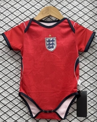 26-27 England Away Red Baby Soccer Uniform