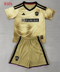 26-27 St. Louis City SC Away Yellow Kids/Youth Soccer Uniform-AY