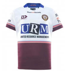 (S-7XL) 2026 Sea hawk White&Maroon Thailand Rugby Jersey