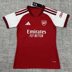 26-27 Arsenal Home Red Women Soccer Jersey AAA-4506