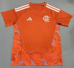 (S-4XL) 26-27 Flamengo Orange Thailand Soccer Jersey AAA-5668