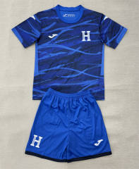 26-27 Honduras 4th Away Blue Soccer Uniform-AY