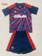 2026-2027 New England Revolution Home Red&Blue Thailand Soccer kids Uniform-AY