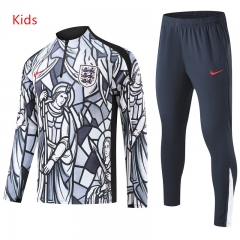 26-27 England Graffiti Kids/Youth Soccer Tracksuit-GDP