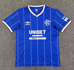 (S-4XL) 26-27 Rangers Football Club Home Blue Thailand Soccer Jersey AAA-8025