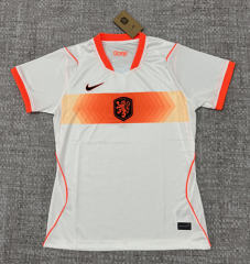 2026 Netherlands Away White Women Thailand Soccer Jersey AAA-4506