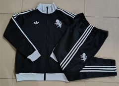 26-27 Juventus FC Black Thailand Soccer Jacket Uniform-815