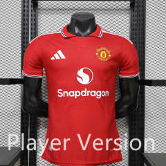 (S-3XL) Player Version 26-27 Manchester United Home Red Thailand Soccer Jersey AAA-888