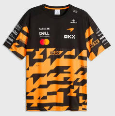 (S-5XL) 2026 McLaren Orange&Black Formula One Racing Suit