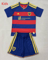 26-27 Real Salt Lake Home Red&Blue Kids/Youth Soccer Uniform-AY