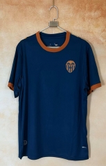 (S-4XL) 26-27 Valencia Away Royal Blue Thailand Soccer Jersey AAA-2483