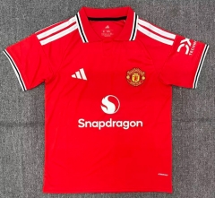 (S-4XL) 26-27 Manchester United Home Red Thailand Soccer Jersey AAA-2483