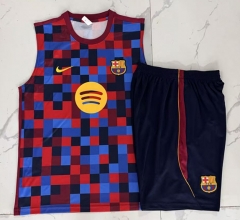 26-27 Barcelona Red&Blue Inkjet  Thailand Soccer Vest Tracksuit -815