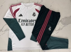 26-27 Real Madrid White Thailand Soccer Tracksuit-815