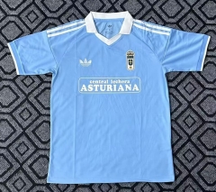 (S-4XL) 26-27 Special Version Real Oviedo Blue Thailand Soccer Jersey AAA-7209