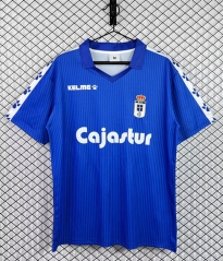 Retro Version92-93 Real Oviedo Home Blue Thailand Soccer Jersey AAA-3259