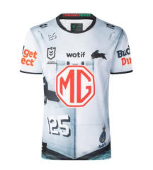 (S-7XL) 2026 Sharks Away White&Blue Thailand Rugby Shirt