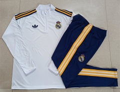 26-27 Real Madrid White Thailand Soccer Tracksuit-815